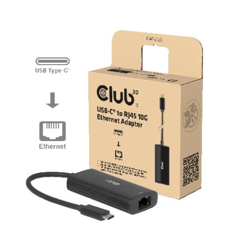 I/O ADAPTER USB-C TO RJ45/10G M/F CAC-2531 CLUB3D