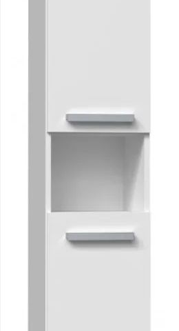 Bathroom cabinet NEL I 31x30x174 cm, matt white