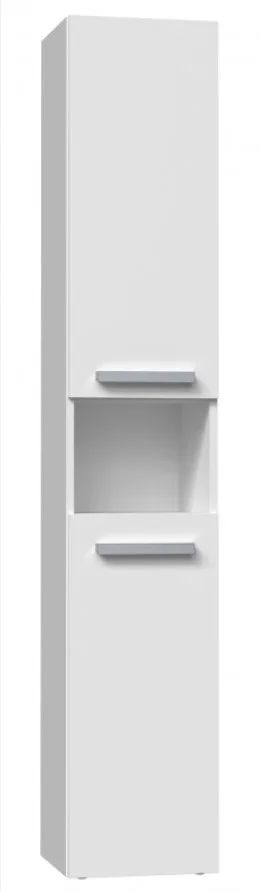 Bathroom cabinet NEL I 31x30x174 cm, matt white