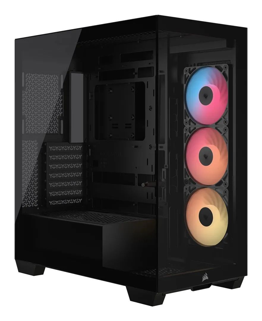 Corsair Midi Tower 3500X LXR LINK TG Black