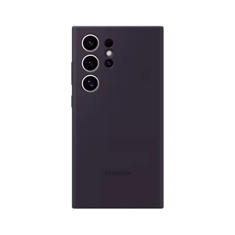 Galaxy S24 Ultra Silicone Case Dark Violet Ümbris