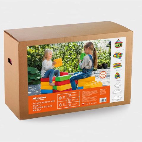 Marioinex ‘brick’ building blocks, 33 pieces