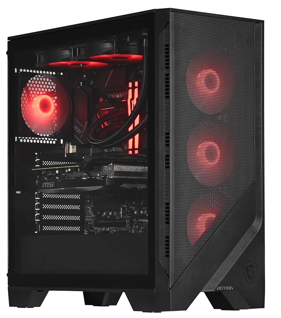 Actina 5901443421498 PC Intel Core Ultra 7 265KF 32 GB DDR5-SDRAM 2 TB SSD NVIDIA GeForce RTX 5070 Midi Tower Black
