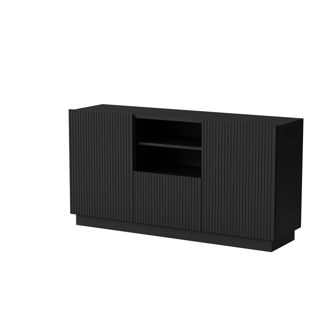 Cama LIVERTI chest of drawers 150x42x78 black