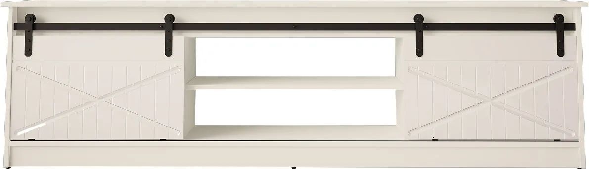 RTV GRANERO cabinet 200x56.7x35 white/gloss white