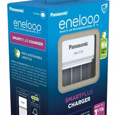 Battery charger PANASONIC Eneloop Smartplus BQ-CC55 (BQ-CC55E)