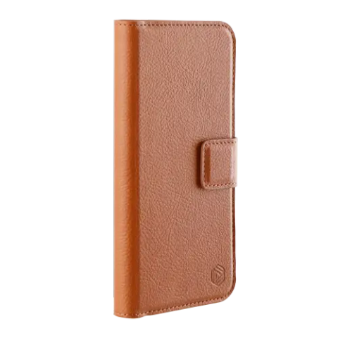 Promiz kaitseümbris Wallet case iPhone 13 Pro Max Pruun