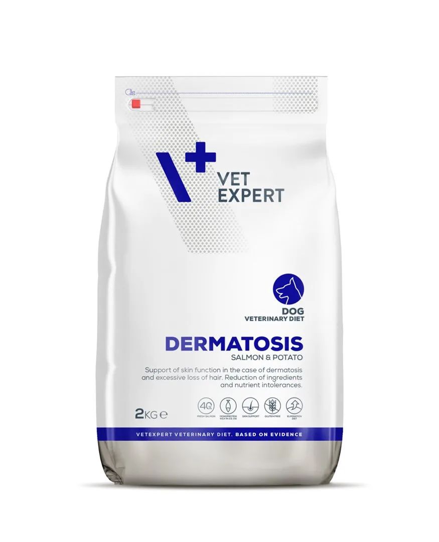 VETEXPERT Veterinary Diet Dermatosis Dog Salmon & Potato - dry dog food - 2 kg