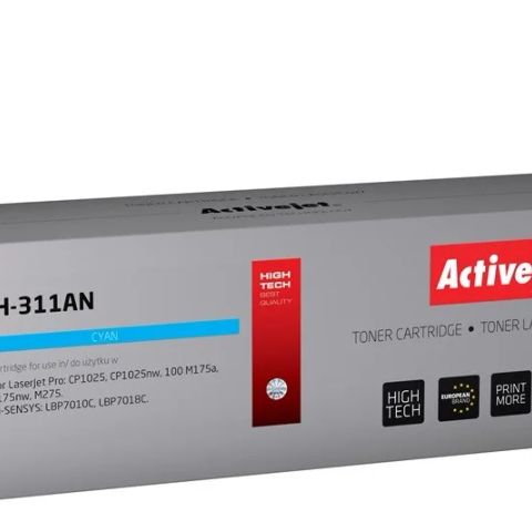 Activejet ATH-311AN Toner (replacement for Canon, HP 126A CRG-729C, CE311A; Premium; 1000 pages; cyan)