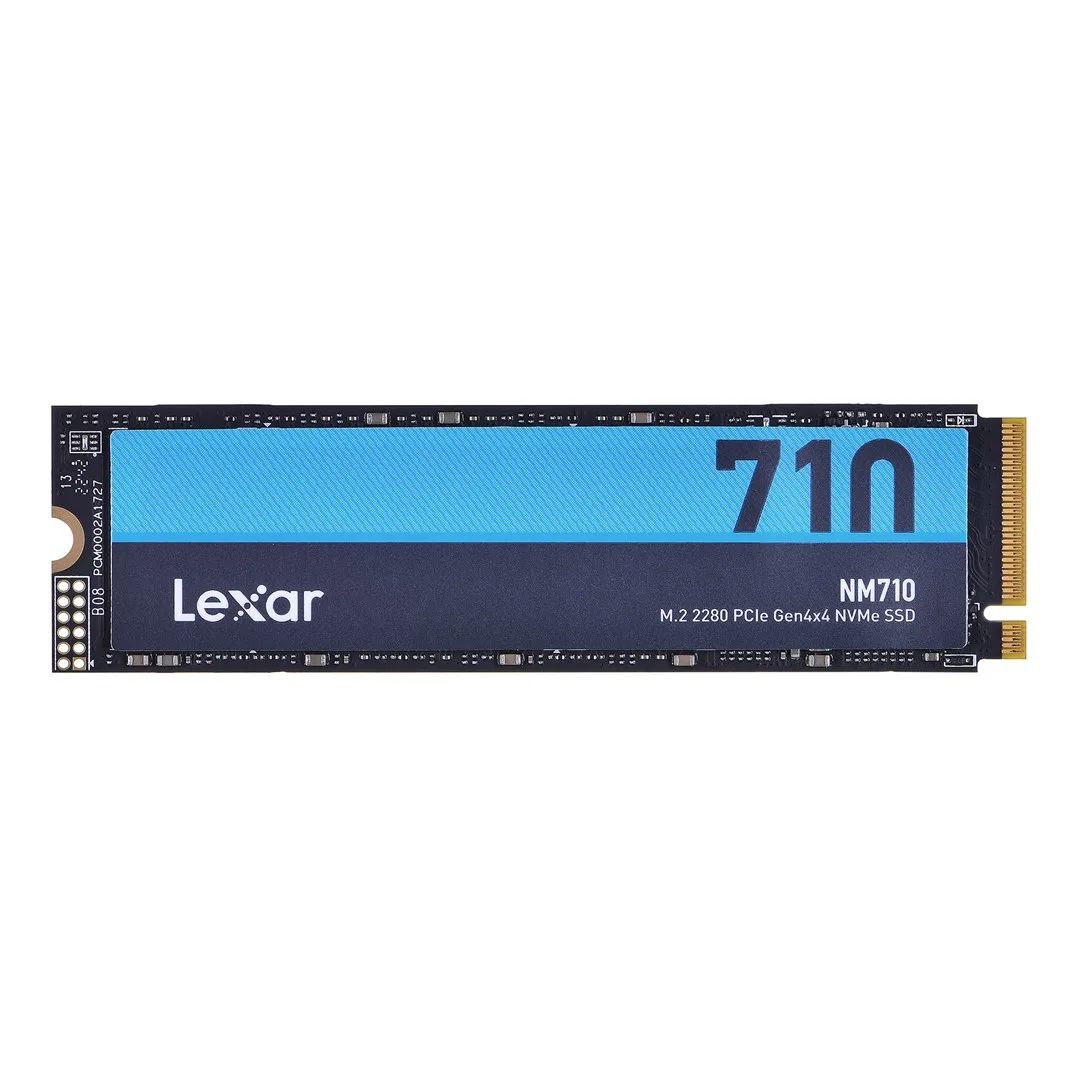 SSD|LEXAR|NM710|1TB|M.2|PCIe Gen4|NVMe|Write speed 4500 MBytes/sec|Read speed 5000 MBytes/sec|2.45mm|TBW 600 TB|MTBF 1500000 hours|LNM710X001T-RNNNG