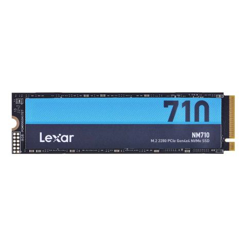 SSD|LEXAR|NM710|1TB|M.2|PCIe Gen4|NVMe|Write speed 4500 MBytes/sec|Read speed 5000 MBytes/sec|2.45mm|TBW 600 TB|MTBF 1500000 hours|LNM710X001T-RNNNG