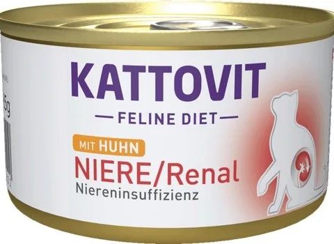 KATTOVIT Feline Diet Niere/Renal Chicken - wet cat food - 185g