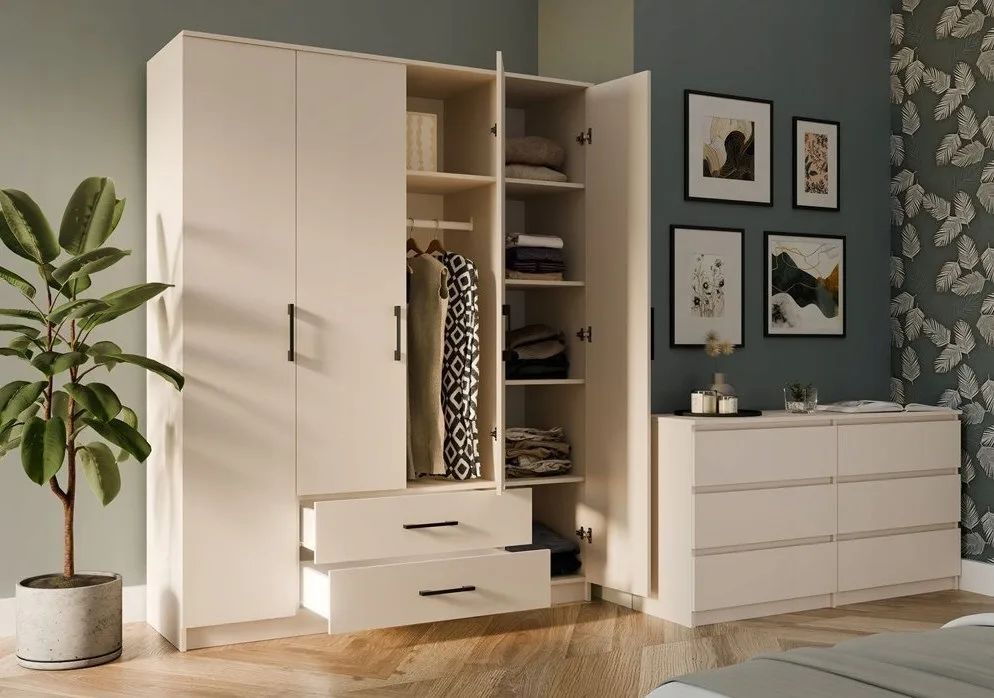 ROMANA wardrobe 160x205 Cashmere without mirror