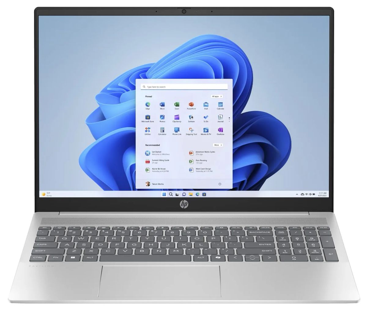 Notebook|HP|Pavilion|CPU Intel Core Ultra 5|125U|2.1 GHz|16 "|1920x1200 pixels|RAM 16 GB|LPDDR5-SDRAM|Keyboard language English|OS installed Windows 11 Home|Colour Silver|Weight 1.77 kg|6400 MHz|A58T7EA