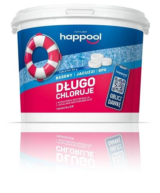 Acrylmed TRIOCHLOR Slow-release chlorine tablets, 20 g / 3 kg