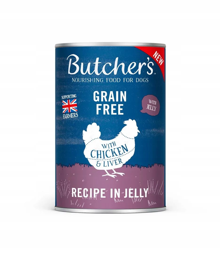BUTCHER'S Original Recipe in Jelly Chicken - wet dog food - 400g