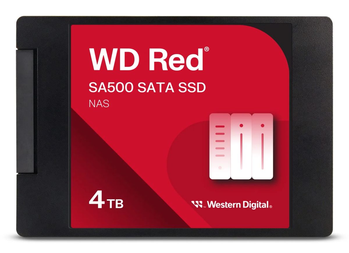 SSD|SANDISK|Red SA500|POWERED BY SANDISK|4000 GB|Serial ATA III|Write speed 520 MB/s|Read speed 560 MB/s|2.5"|2500xTBW rating|WDS400T2R0A