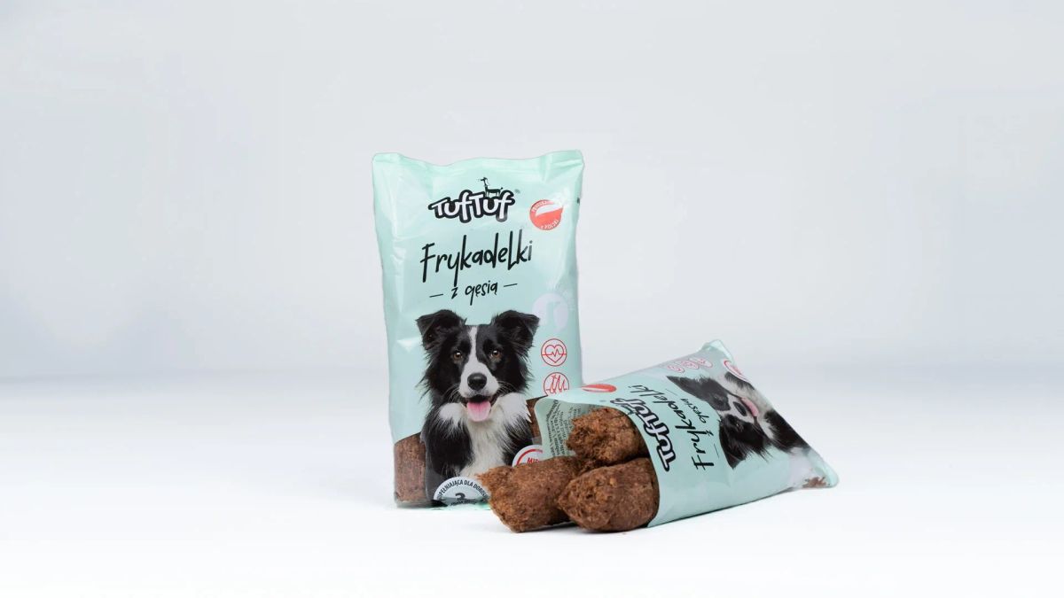 TUF TUF Meaty sticks with goose - dog treat - 70g