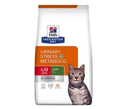 HILL'S Feline c/d Urinary Stress + Metabolic - Dry Cat Food - 3 kg