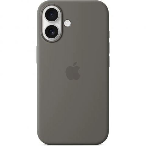 iPhone 16 Silicone Case Stone Gray Originaal Ümbris