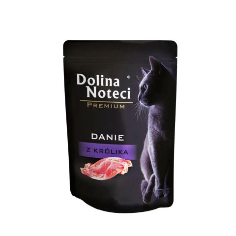 Dolina Noteci Rabbit dish for cats 85g