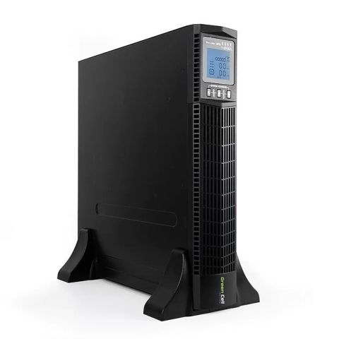 Green Cell UPS13 rack UPS RTII 1000VA 900W with LCD Display