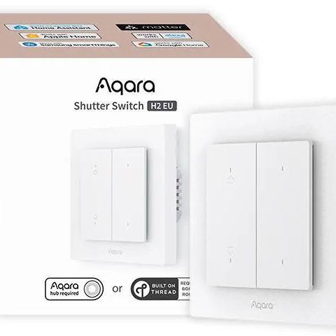 SMART HOME SHUTTER SWITCH H2/DS-K02D AQARA