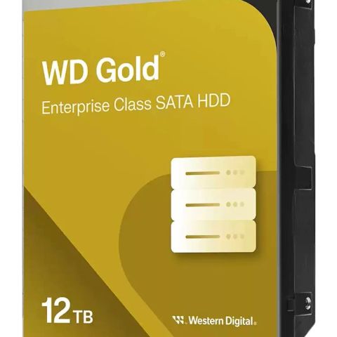 HDD|WESTERN DIGITAL|Gold|12TB|SATA 3.0|256 MB|7200 rpm|3,5"|WD122KRYZ