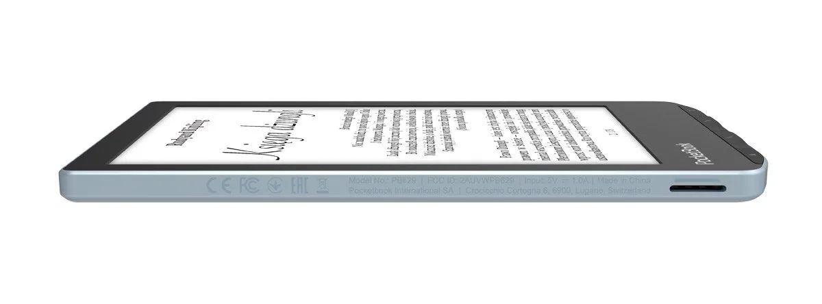 E-Reader|POCKETBOOK|Verse|6"|1024x758|1xUSB-C|Micro SD|Wireless LAN|Blue|PB629-2-WW