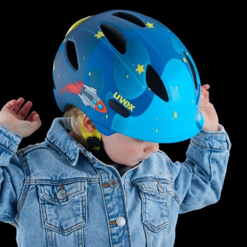 Kask rowerowy dziecięcy uvex oyo style monster lagoon matt 50-54