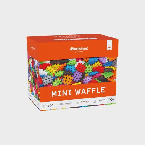 Marioinex Mini Waffle building blocks, 500 pieces, pastel colours