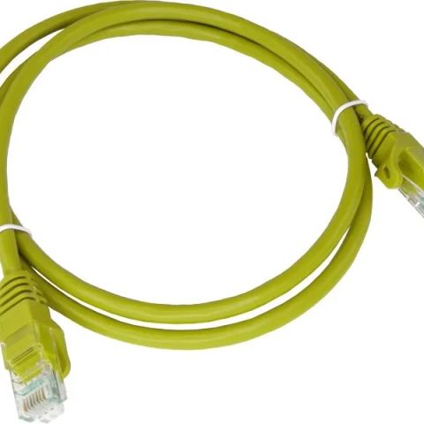 Alantec KKU5CZA1 networking cable Yellow 0.25 m Cat5e U/UTP (UTP)