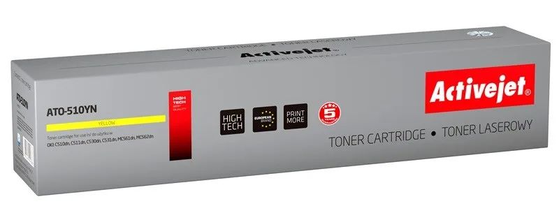 Activejet ATO-510YN toner (replacement for OKI 44469723; Supreme; 5000 pages; yellow)