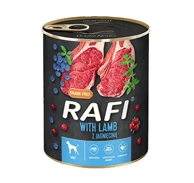 Dolina Noteci Rafi Dog wet food with lamb - 800g