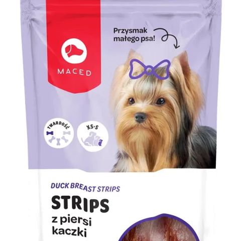 MACED Duck breast strips - Dog treat - 60g