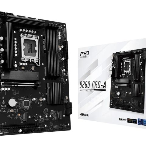 Mainboard|ASROCK|Intel B860 Express|LGA1851|ATX|Memory DDR5|Memory slots 4|1xHDMI|1xDisplayPort|1xAudio-In|1xAudio-Out|1xMicrophone|2xUSB 2.0|6xUSB 3.2|1xUSB-C|1xRJ45|B860PRO-A