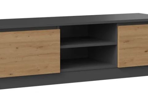 Topeshop RTV 120 ANTR/ARTIS TV stand/entertainment centre 2 shelves