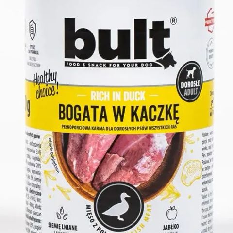 BULT Rich in duck - Wet dog food - 800 g
