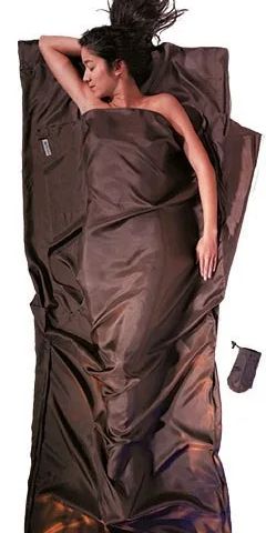 Cocoon ST40 sleeping bag Adult Rectangular sleeping bag Silk Brown