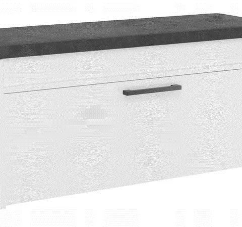 Topeshop PARMA SZAFKA BIEL shoe organizer Closed White