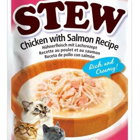 INABA Ciao Stew Chicken & Salmon - cat treats - 40g