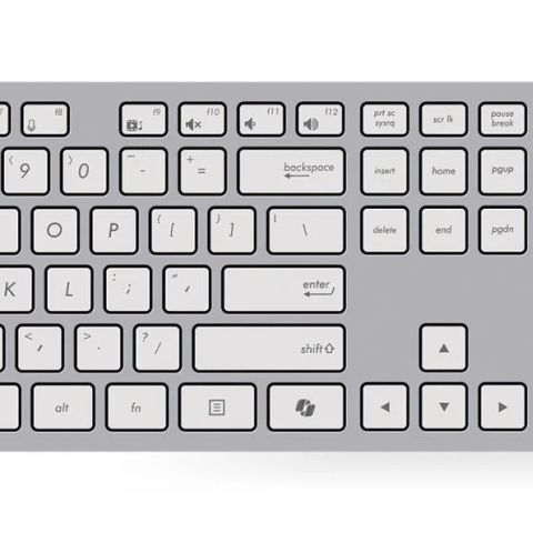 KEYBOARD +MOUSE WRL OPT. W5000/WHITE 90XB0430-BKM3A0 ASUS