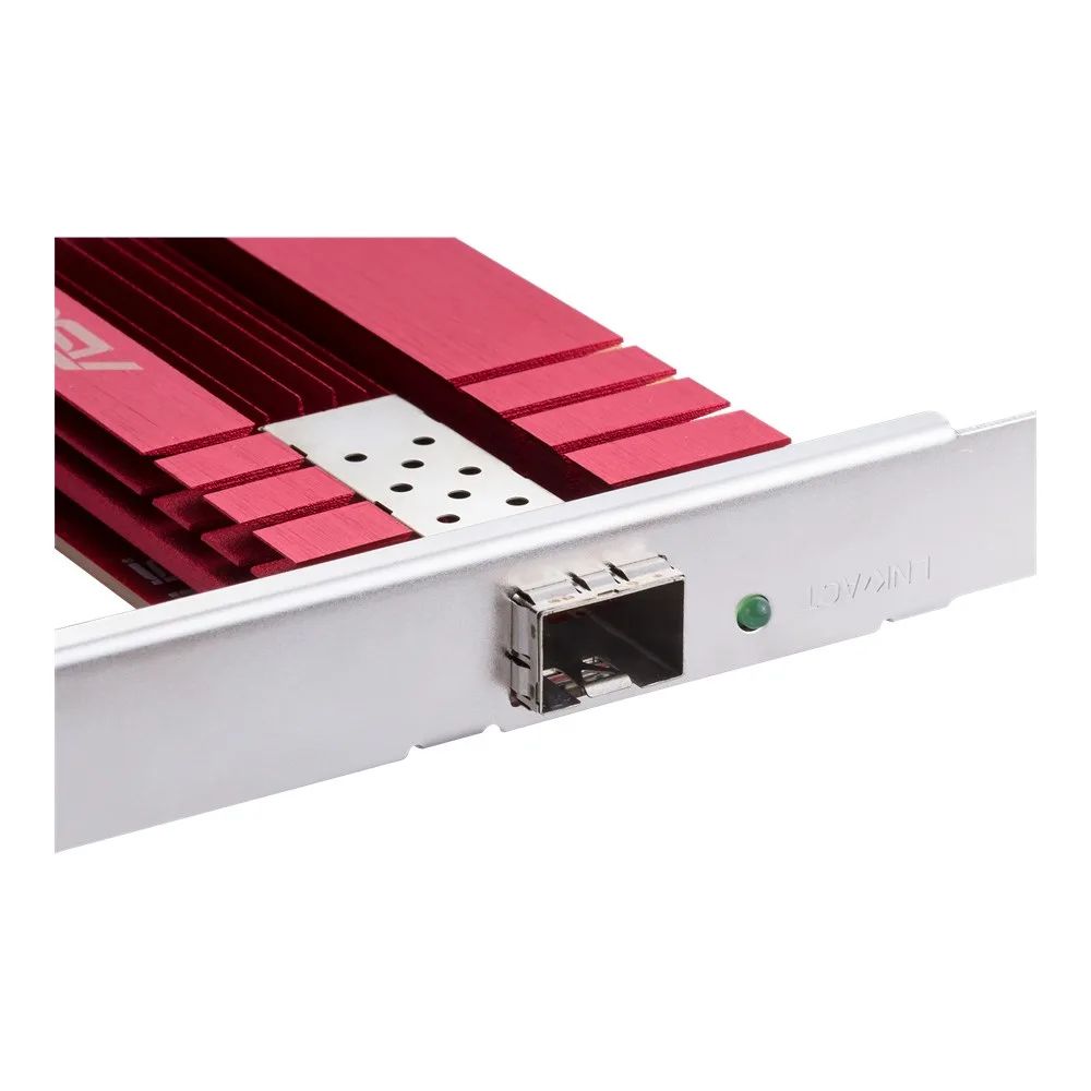Asus | XG-C100F 10G PCIe Network Adapter; SFP+ port for Optical Fiber Transmission and DAC cable | 10/100/1000/10000 Mbit/s