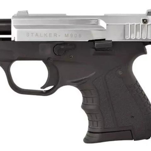 STALKER M906 BAS alarm signal pistol, calibre .22 Long Blank (6 mm), chrome flash