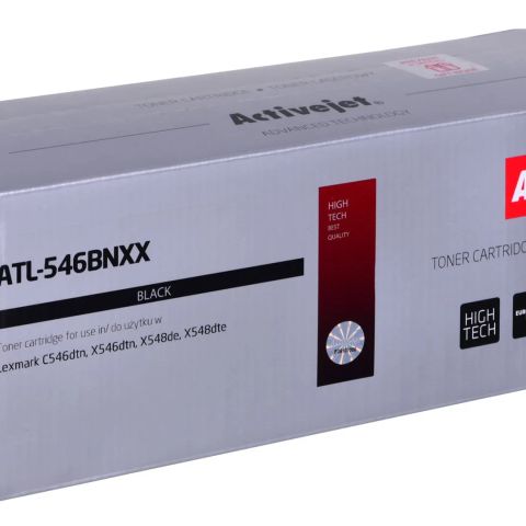 Activejet ATL-546BNXX Toner (replacement for LEXMARK C546U1KG; Supreme; 8000 pages; black)