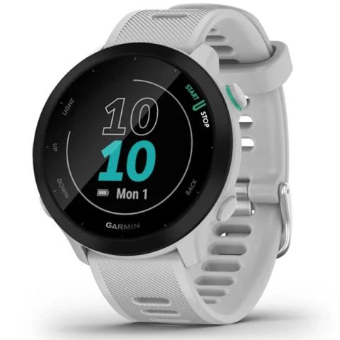 Garmin Forerunner 55 2.64 cm (1.04") MIP 42 mm Digital 208 x 208 pixels White GPS (satellite)