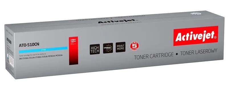 Activejet ATO-510CN Toner (replacement OKI 44469724; Supreme; 5000 pages; cyan)