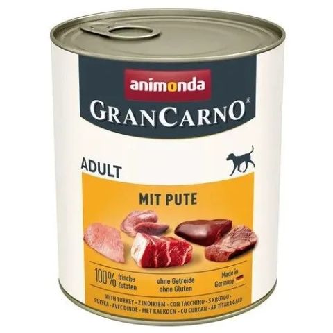 ANIMONDA GranCarno Adult with turkey - wet dog food - 800g