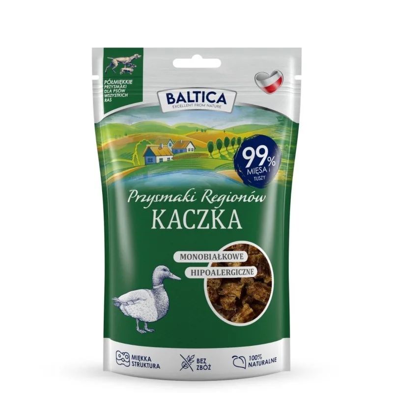 BALTICA Przysmaki regionów Monoprotein Duck - dog treat - 80g