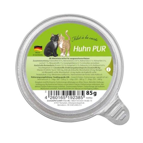 GRANATAPET Filet á la carte Chicken - wet cat food - 85g